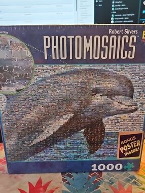 Photomosaics 1000-Piece Puzzle Dolphin
